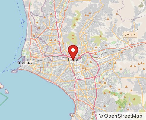 Map: Lima, Peru