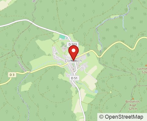 Map: 67510 CLIMBACH, France