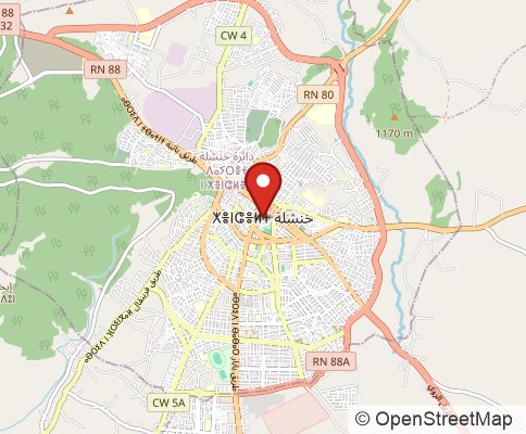 Map: KHENCHELA, Algeria