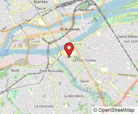 Map: 44200 NANTES, France
