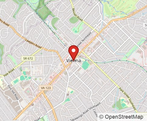 Map: Vienna, VA 22180, United States