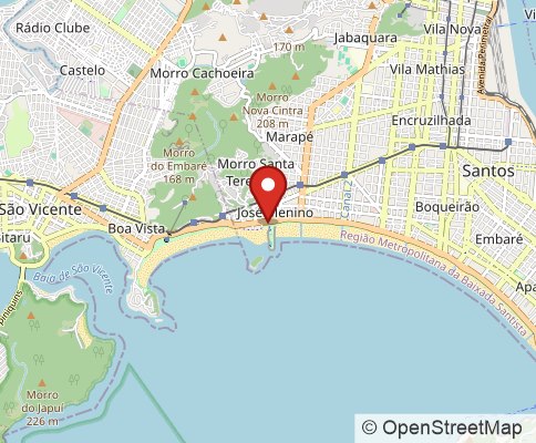 Map: 11065-201 Santos, Brazil