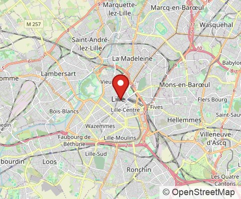 Map: 59800 LILLE, France