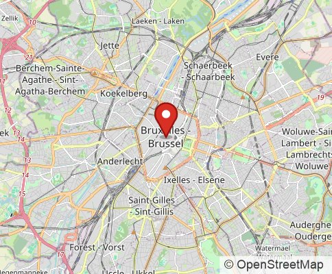 Map: B-1200 Bruxelles, Belgium