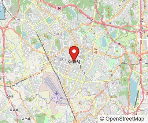 Map: Suwon, South Korea