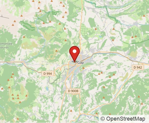 Map: 05000 GAP, France