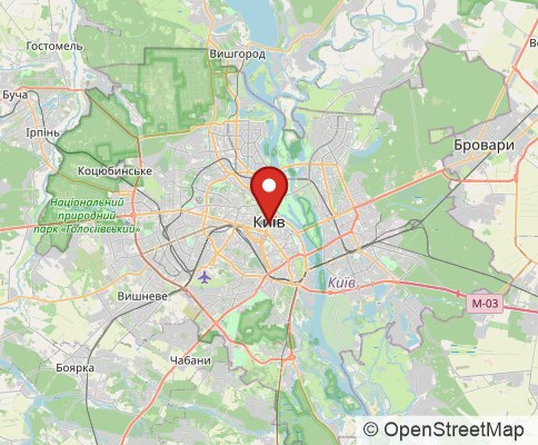 Map: Київ, Ukraine