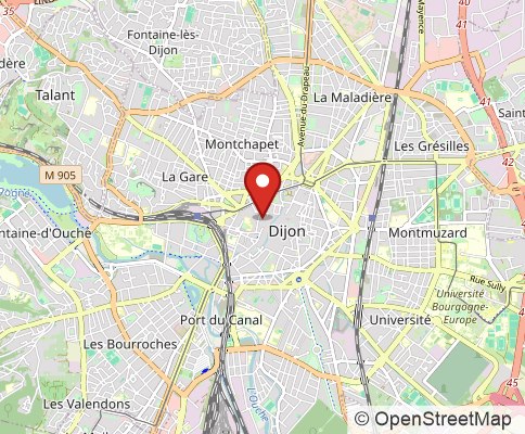 Map: 21000 Dijon, France