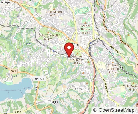 Map: 21100 Varese, Italy