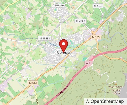 Map: Fabrègues, France
