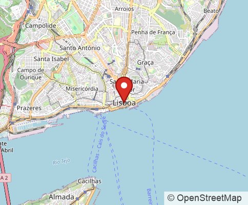 Map: Lisbonne, Portugal