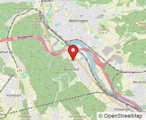 Map: 5432 Neuenhof, Switzerland
