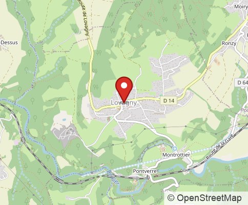 Map: 74330 Lovagny, France