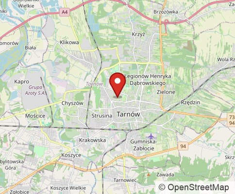 Map: 33-100 Tarnow, Poland