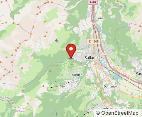 Map: 74700 SALLANCHES, France