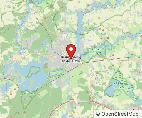 Map: Brandenburg an der Havel, Germany