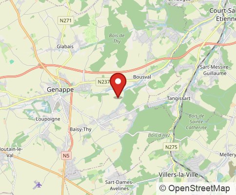Map: 1470 Baisy-Thy, Belgium