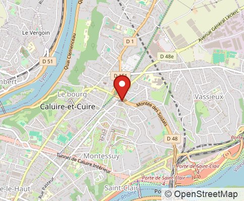 Map: 69300 Caluire et Cuire, France