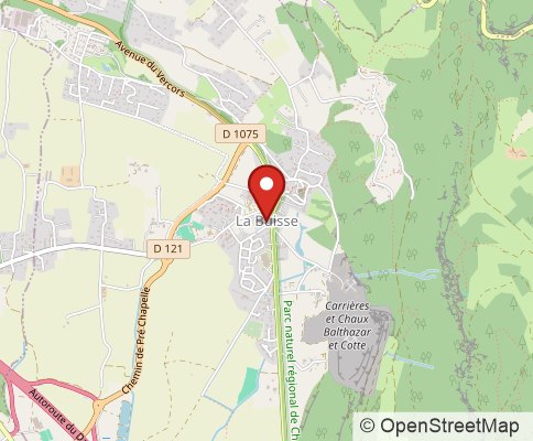 Map: 38500 La Buisse, France