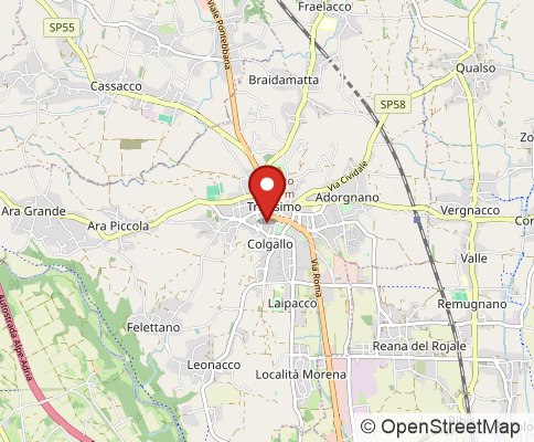 Map: 33019 Tricesimo (Ud), Italy