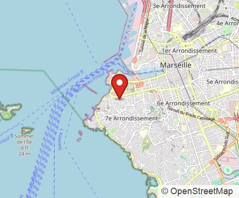Map: 13007 Marseille, France