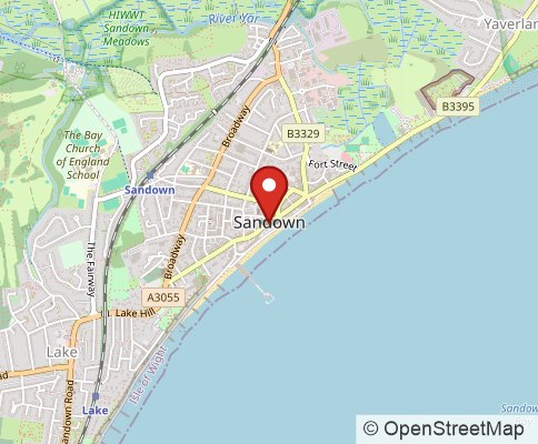 Map: Sandown, Isle of Wight, United Kingdom