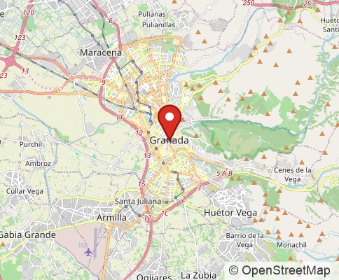 Map: 18080 Granada, Spain