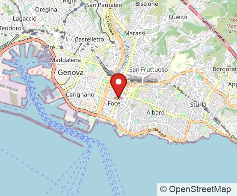 Map: 16129 Genoa, Italy