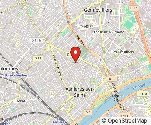 Map: 92600 Asnières sur Seine, France