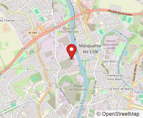 Map: 59520 Marquette-lez-Lille, France