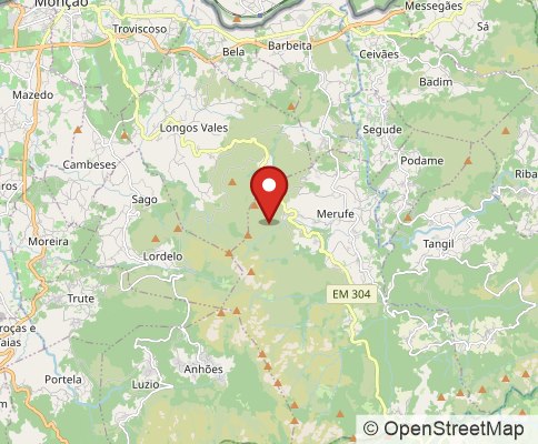 Map: Monção, Portugal