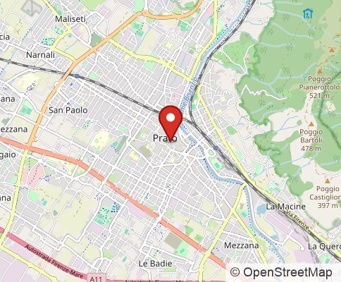 Map: 59100 Prato, Italy