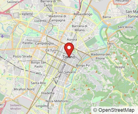 Map: Turin, Italy