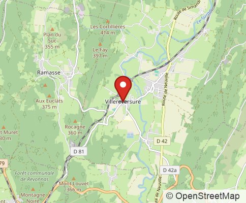 Map: Villereversure, France