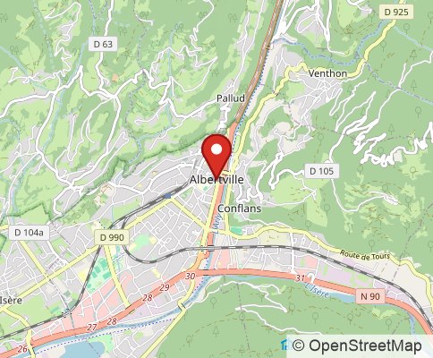 Map: 73 200 albertville, France