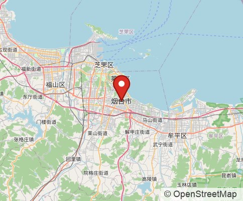 Map: Yantai, 264003, China