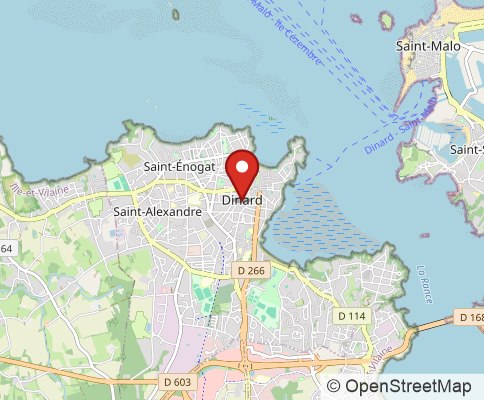 Map: DINARD, France