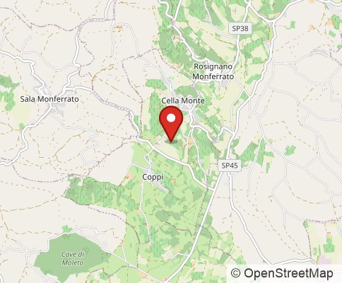 Map: 15034 Cella Monte (AL), Italy