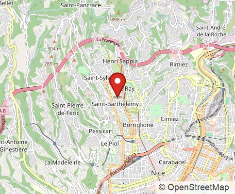 Map: 06100 Nice, France