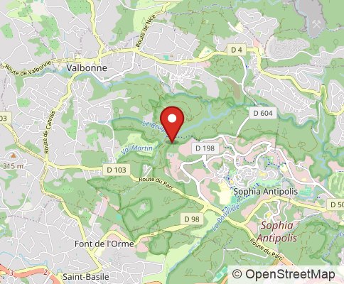 Map: 06560 Valbonne, France