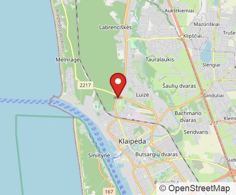 Map: LT-92295  Klaipeda, Lithuania