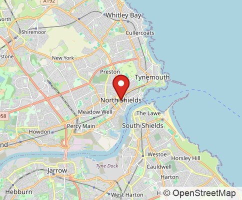 Map: North Shields, NE29 9AS, United Kingdom