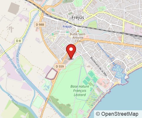 Map: 83600 Fréjus, France