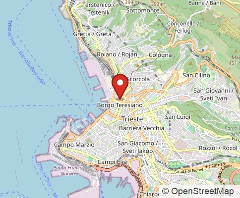 Map: 34132 TRIESTE, Italy