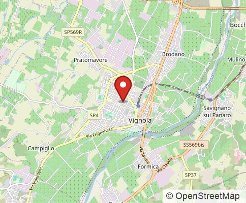 Map: 41058 Vignola Modena, Italy