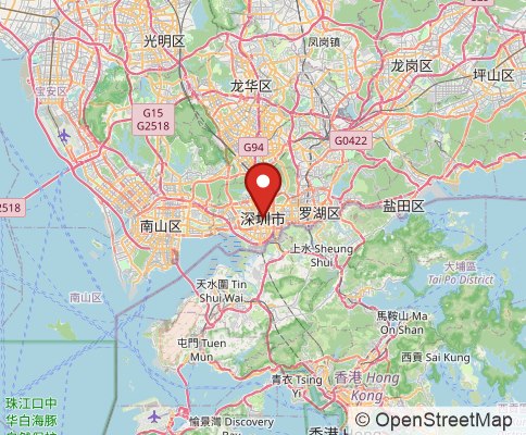 Map: Shenzhen, China