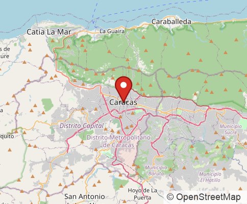 Map: Caracas 1050-103, Venezuela