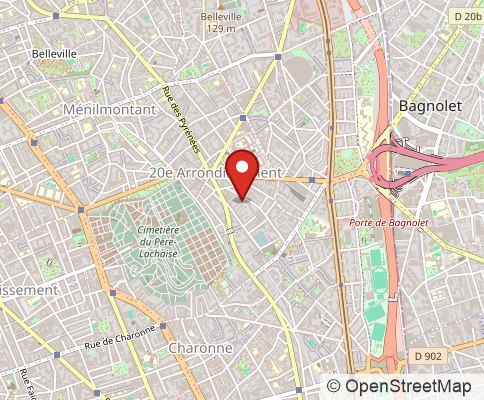 Map: 75020, France