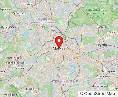 Map: Moscow 129515, Russian Federation
