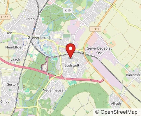 Map: 41515 Grevenbroich, Germany